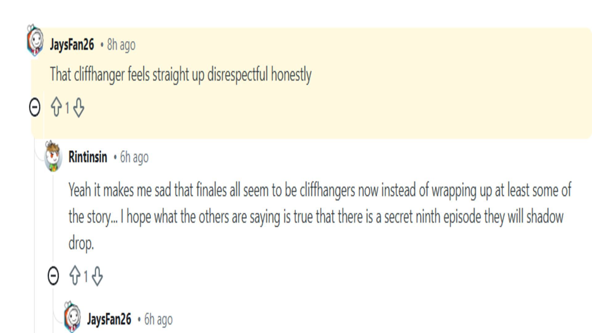 Reddit fan reaction | Image Via: Reddit