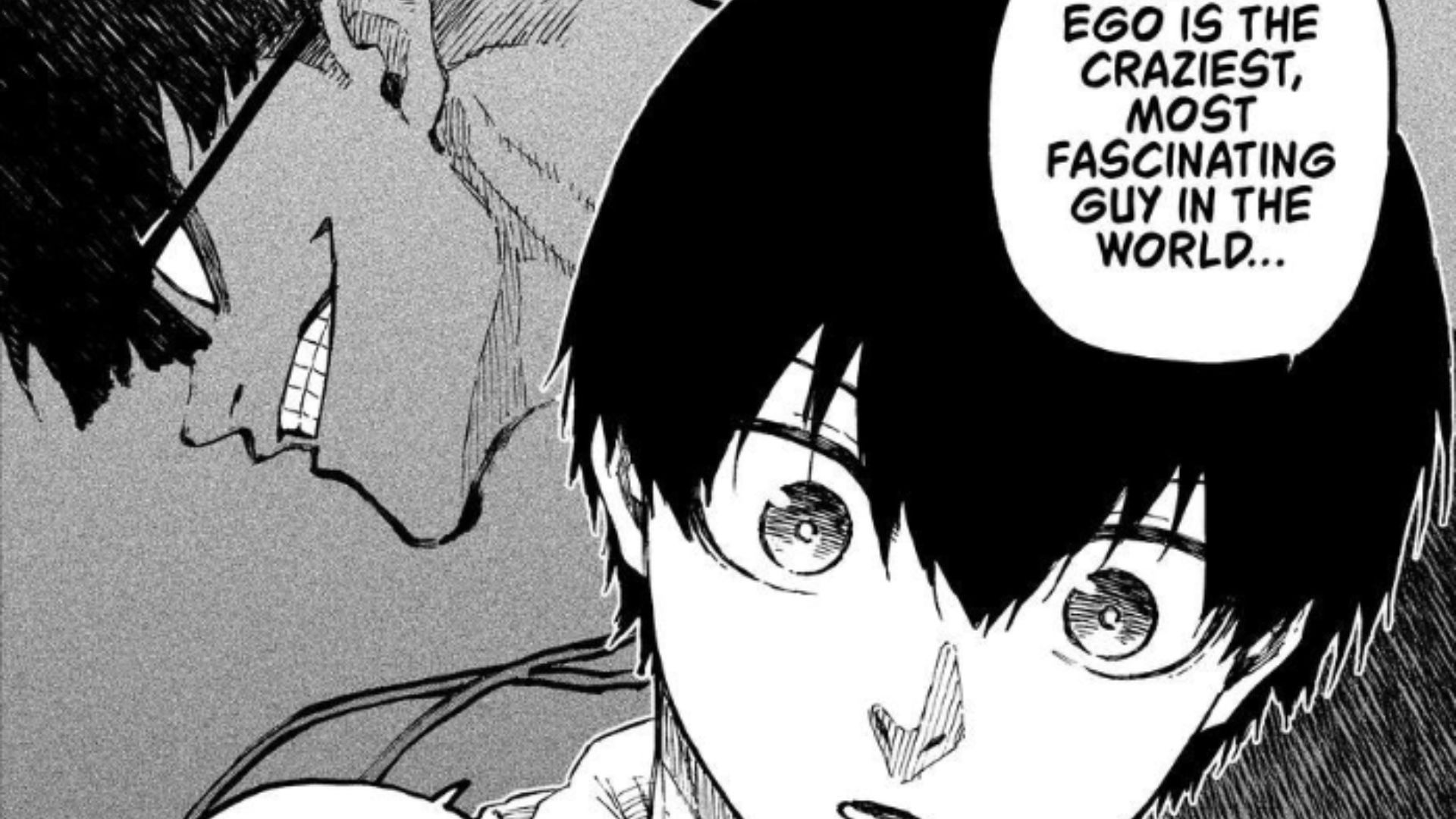 Isagi and Jinpachi Ego in Blue Lock manga