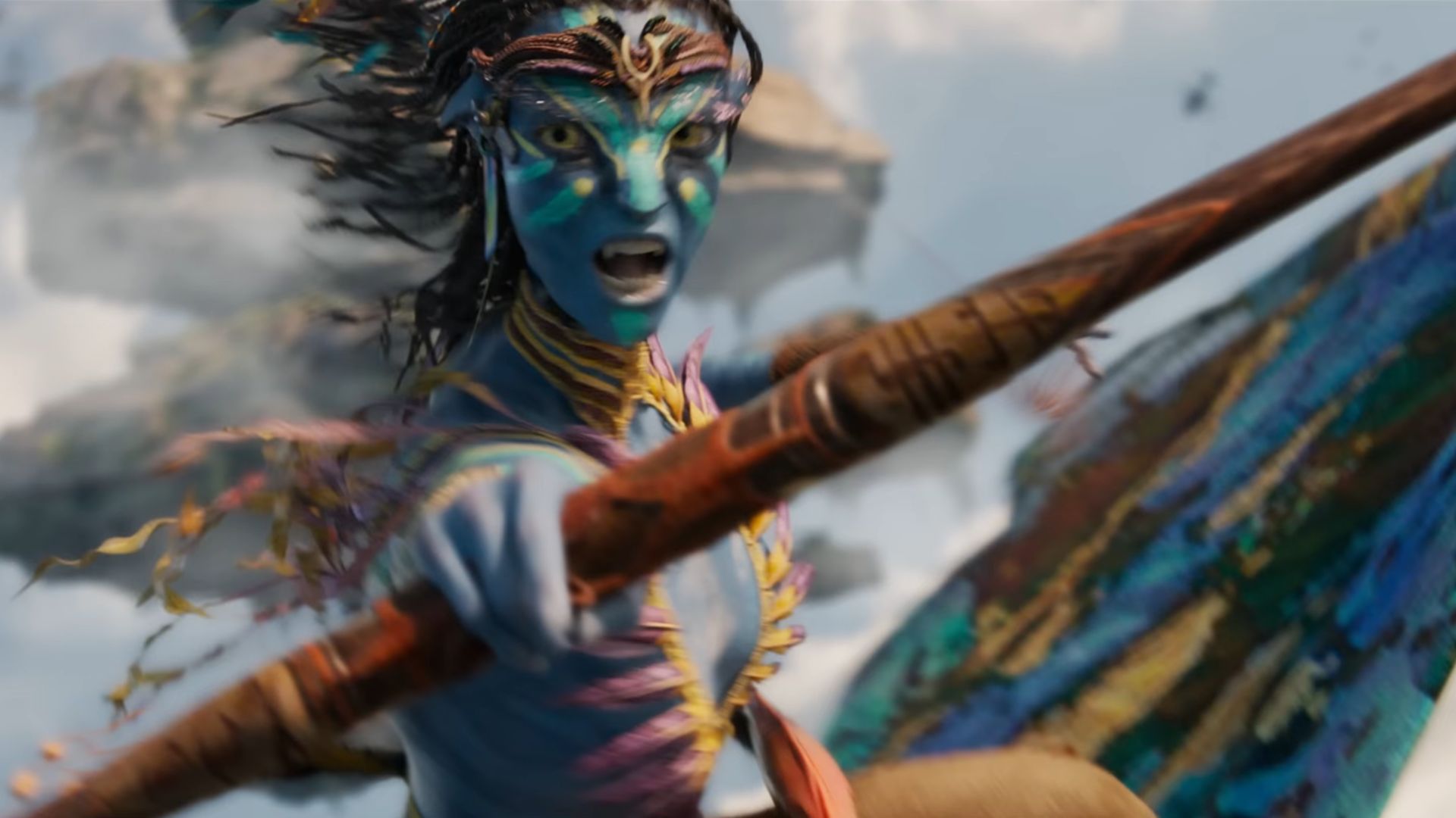 A still from Avatar: Fire and Ash