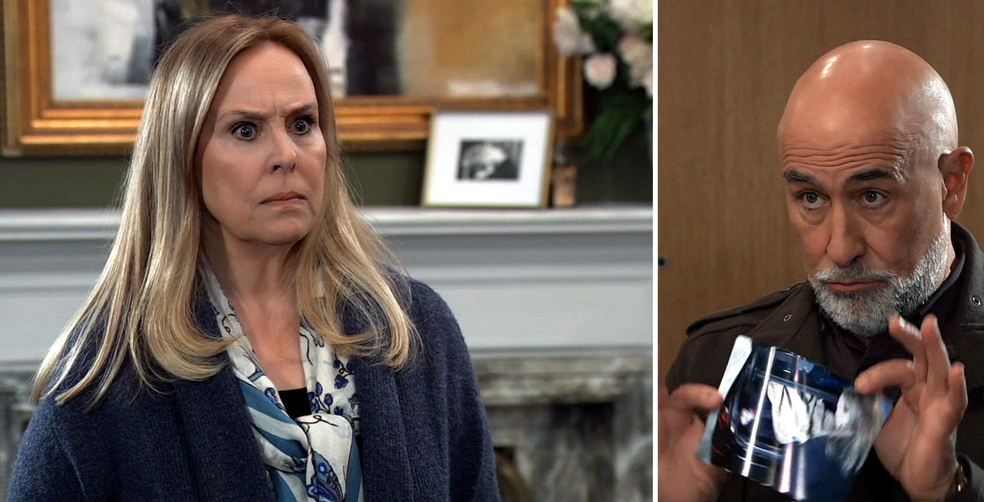 General Hospital&#039;s Sidwell blackmails Laura. | Image Source: ABC