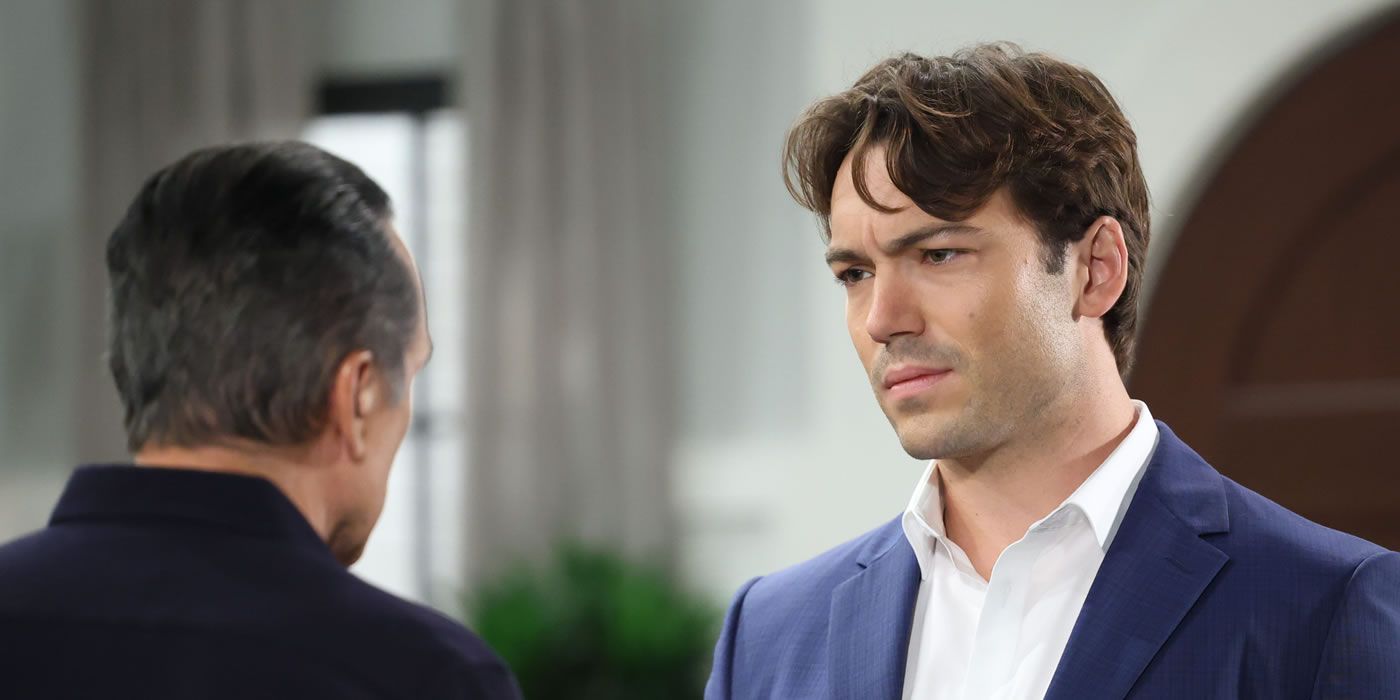 General Hospital&#039;s Michael listens to Sonny. | Image Source: ABC