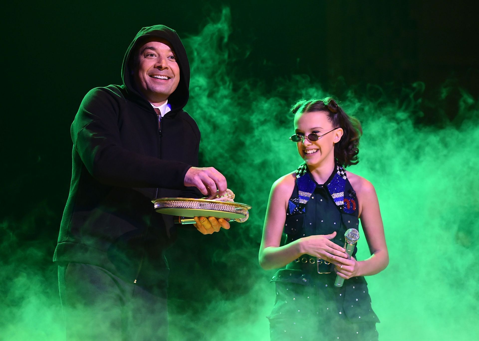 Millie Bobby Brown Visits &quot;The Tonight Show Starring Jimmy Fallon&quot; - Source: Getty