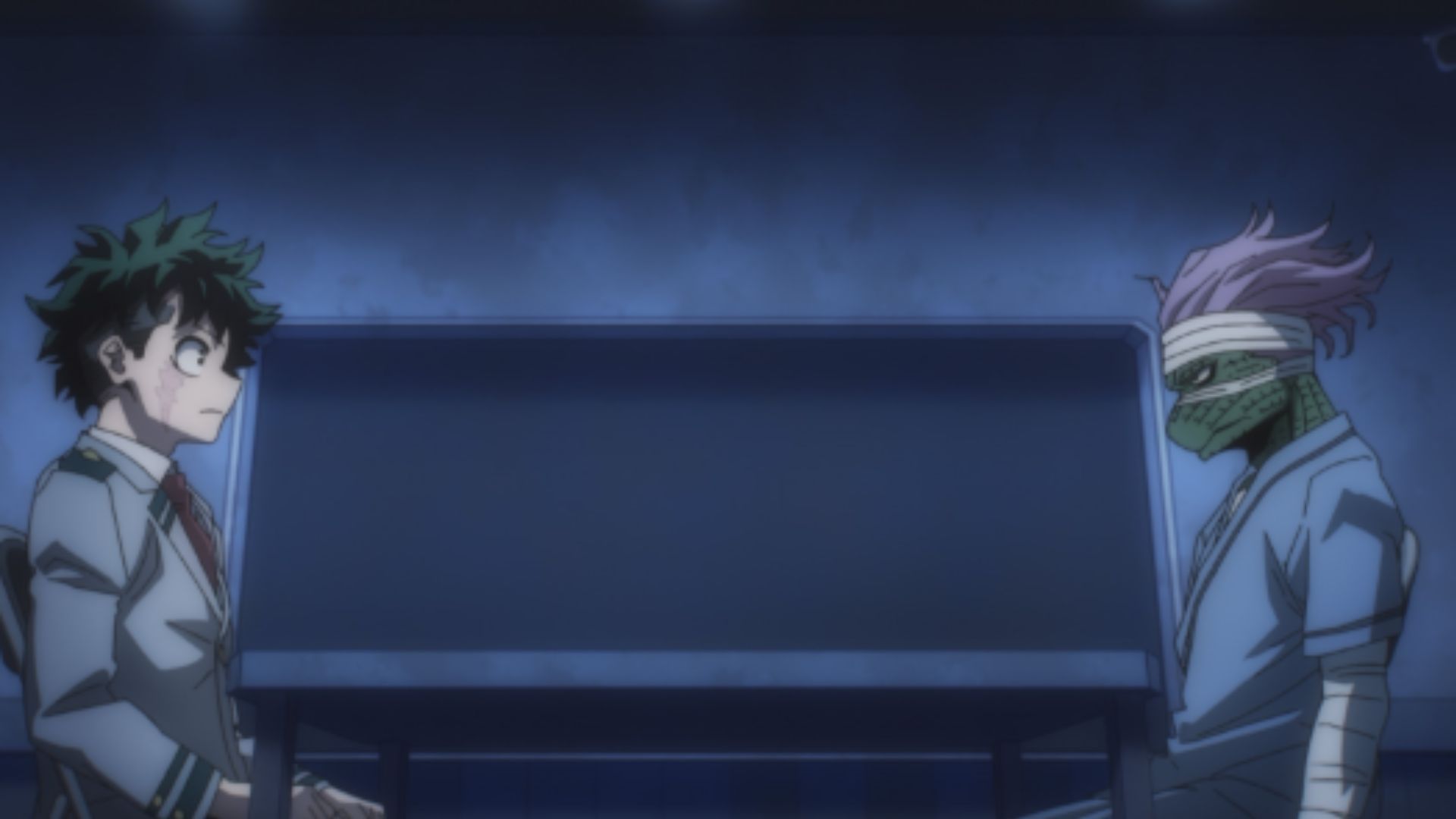 Deku visits Spinner (Image Source: Studio Bones)