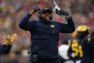 Sherrone Moore at Ohio State v Michigan - Source: Getty