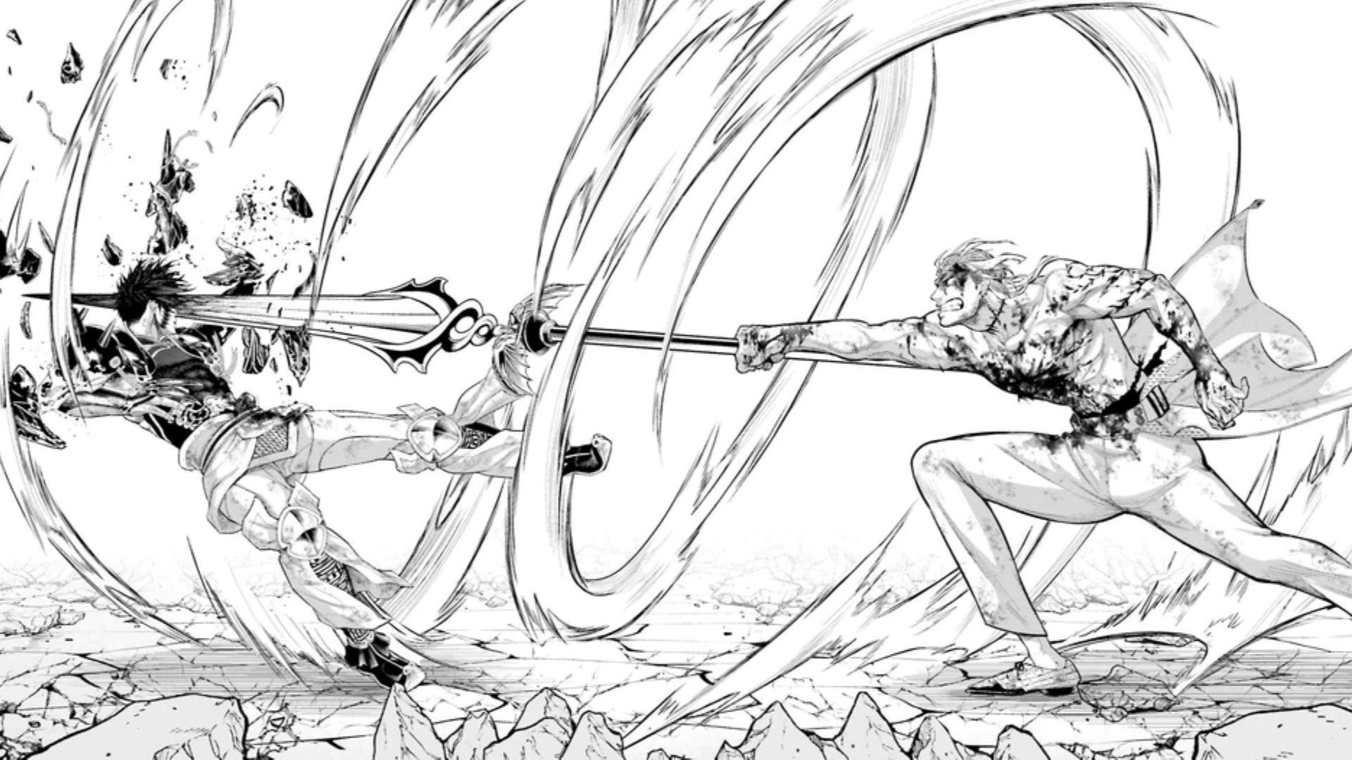 Hades injures Qin (Image Credit: Viz Media)