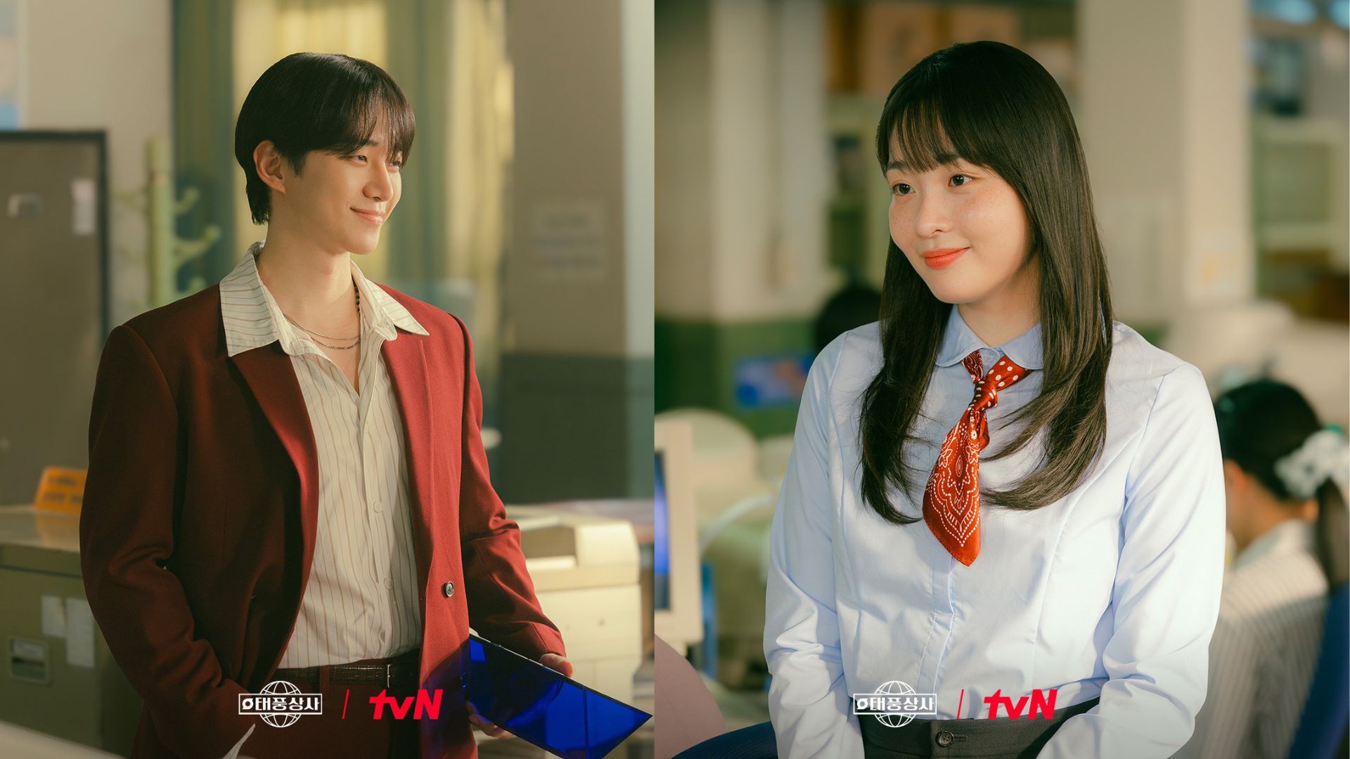 Tae-poong and Mi-seon (Image via X @CJnDrama)