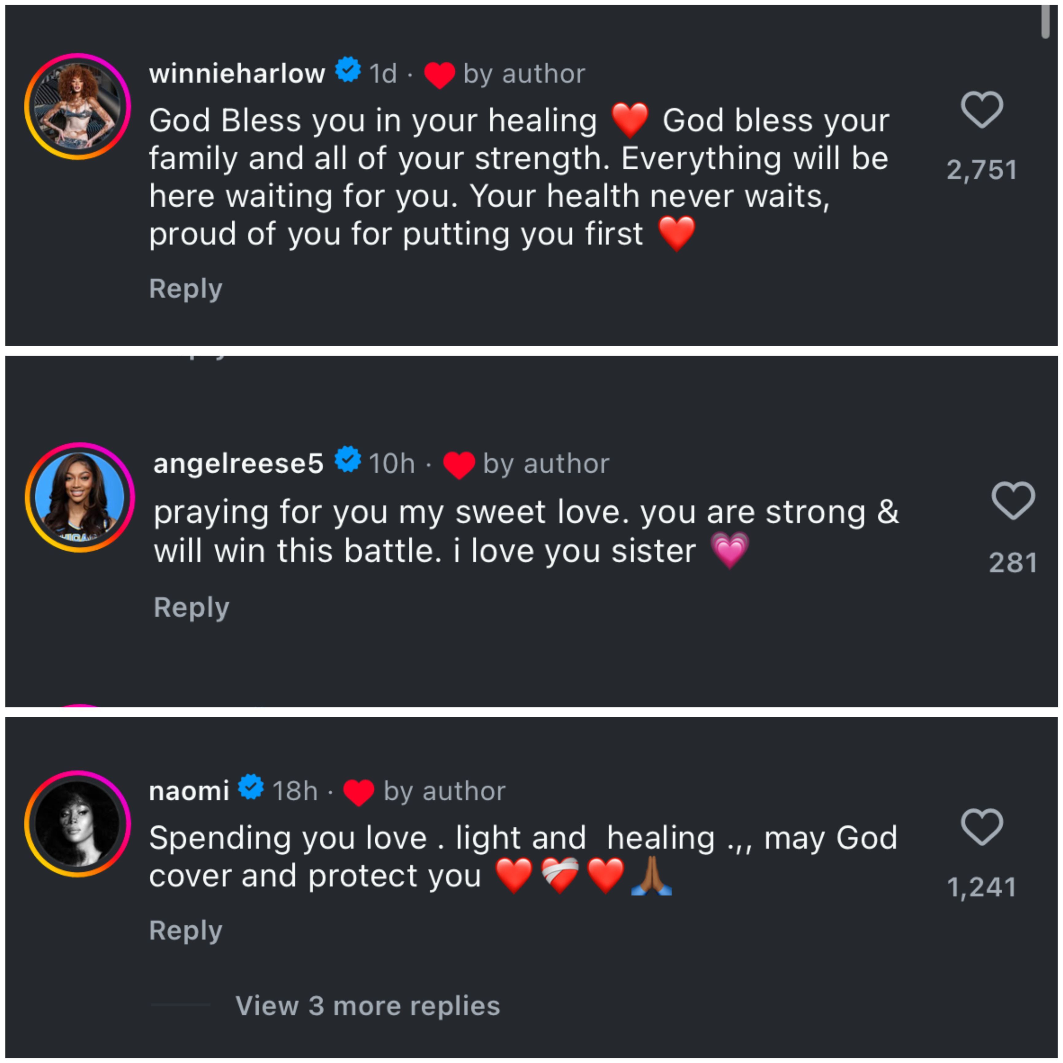 More celebrities commented under the post (Image via Instagram/@anokyai)