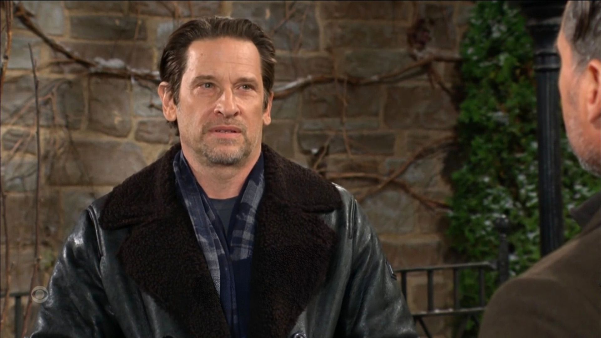 The Young and the Restless: Matt Clark talks with Nick Newman | Image: CBS