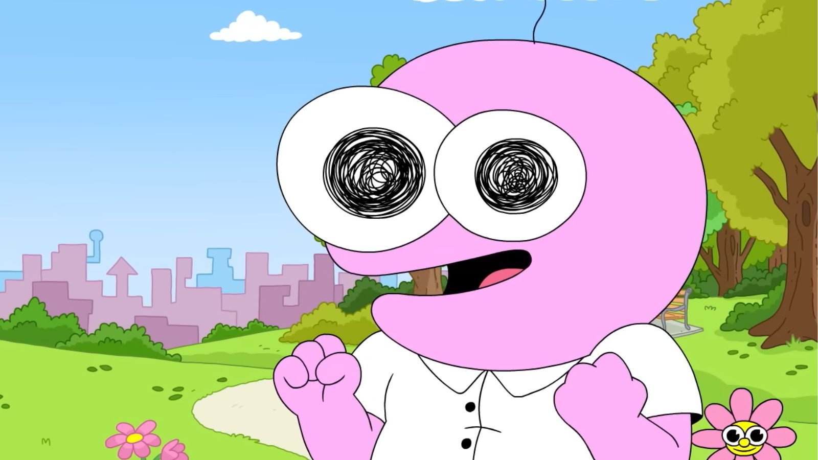 Still from Smiling Friends (Image via Adult Swim)