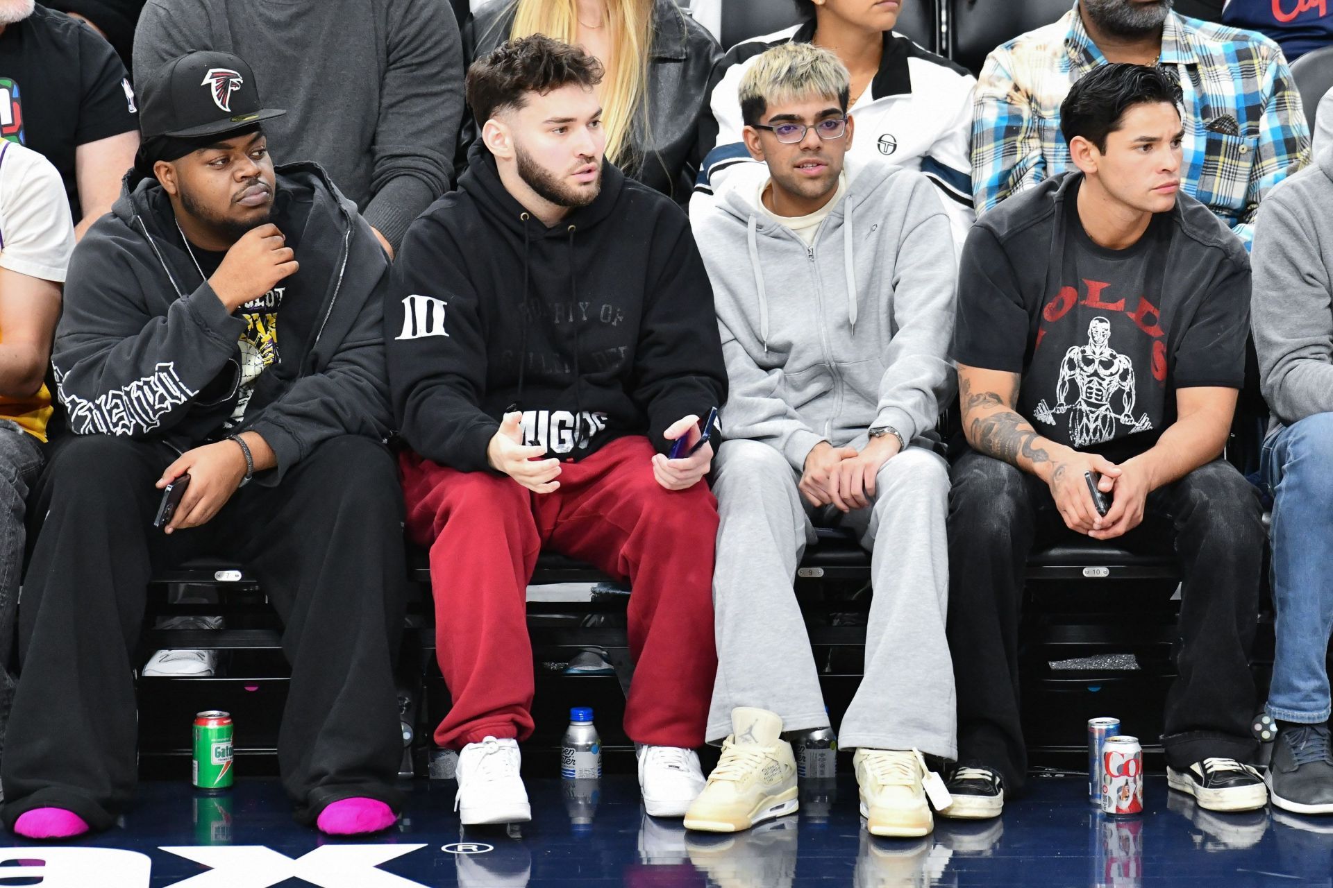 Celebrities At The Los Angeles Clippers Game - Source: Getty