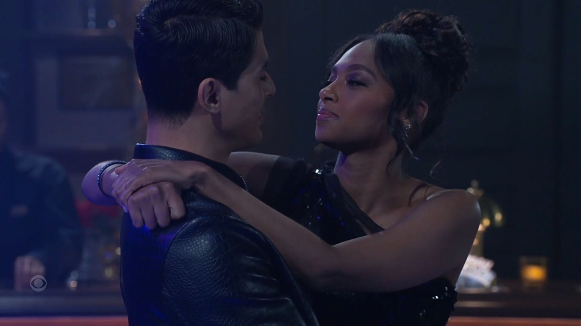 Beyond the Gates: Kat and Tomas at New years party | Image: CBS