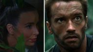 The Bold and the Beautiful: Ivy in the bushes and Arnie in the bushes | Image: CBS and YouTube