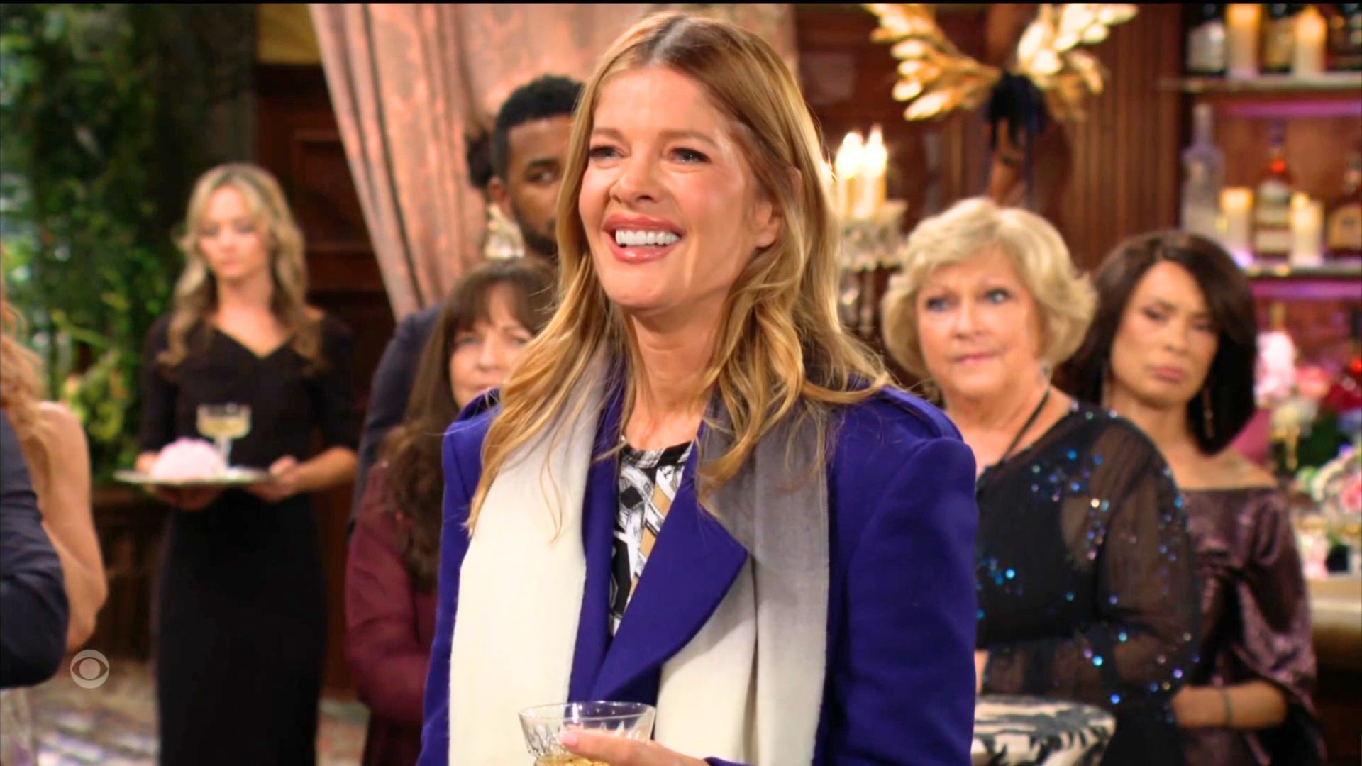 Phyllis was all smiles at Danny and Cricket's wedding on The Young and the Restless | Image: CBS