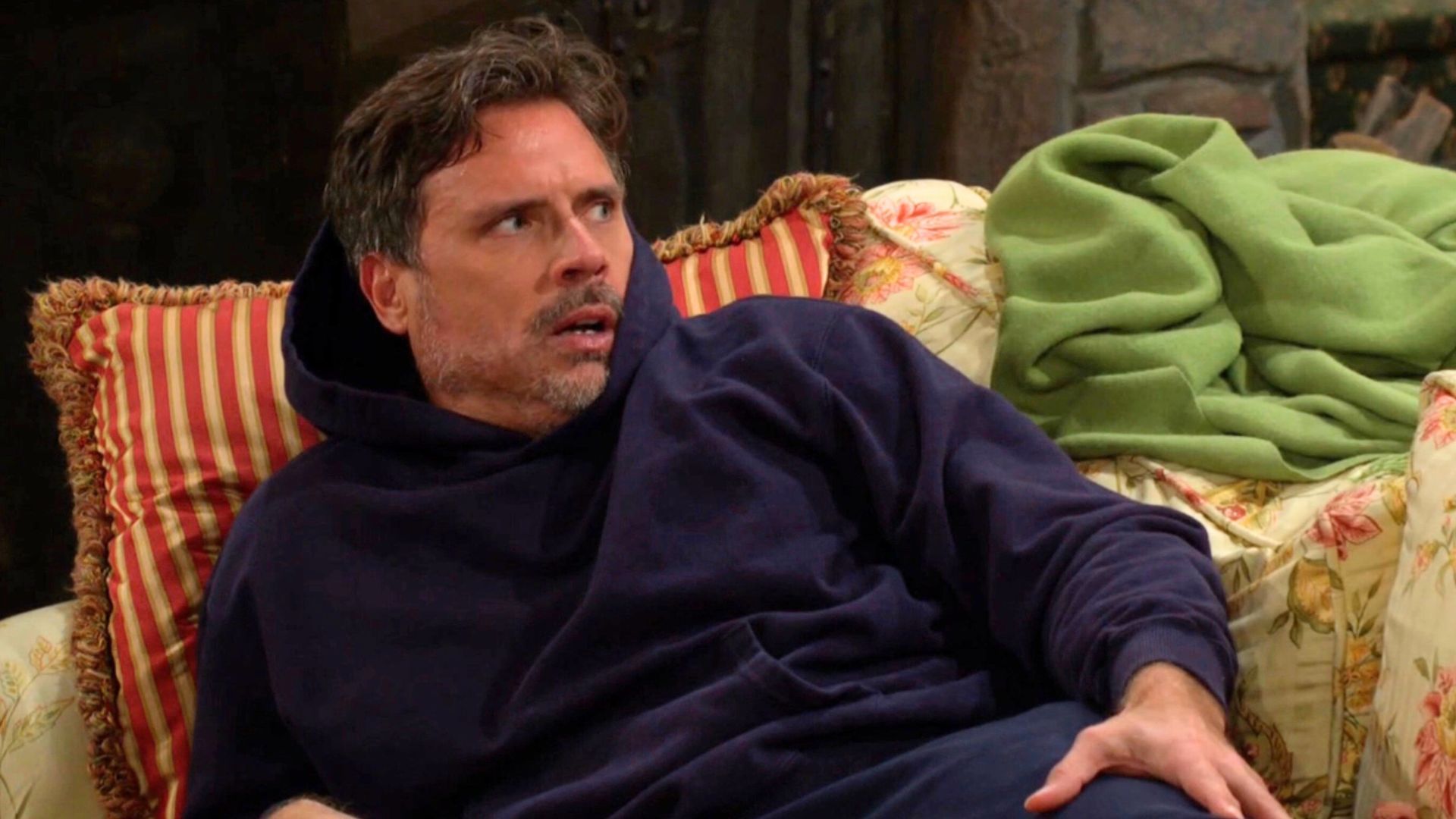 The Young and the Restless' Nick woke up confused on Sharon's couch | Image: CBS