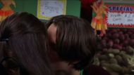Rory's first ever kiss with Dean on Gilmore Girls (Image Via Netflix)