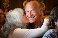 Jesse Ventura and his wife Terry at event legalizing marijuana in Minnesota - Source: Getty