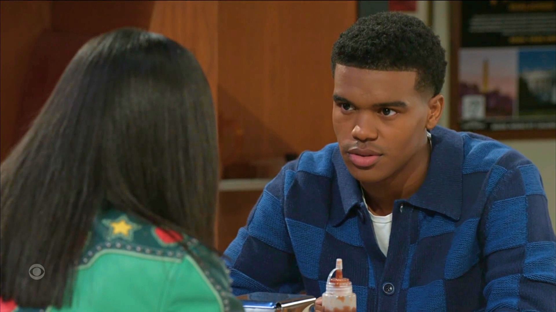 Beyond the Gates: Tyrell tells Jessica she should take some etiquette classes | Image: CBS