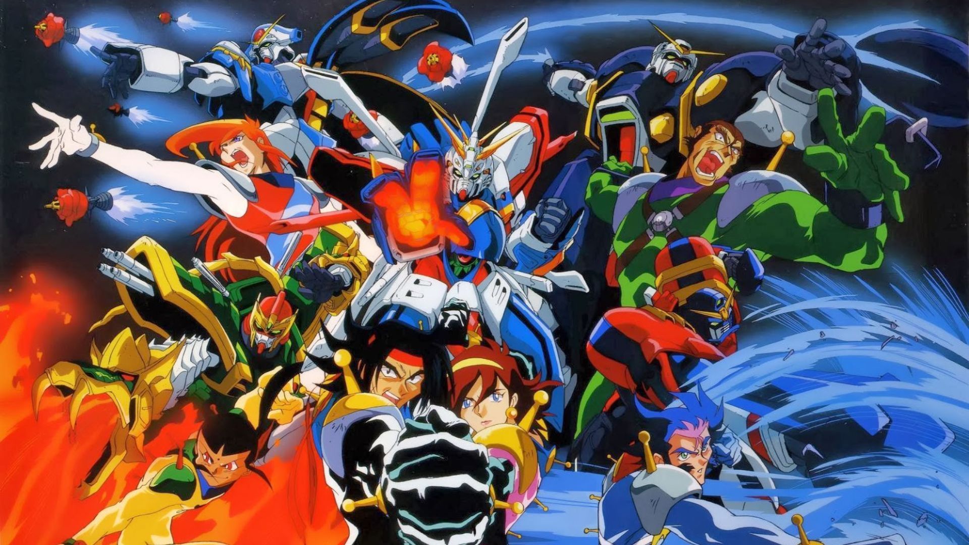 Key visual from Mobile Fighter G Gundam (Image credit: Sunrise)