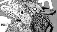 Chainsaw Man eating Moray Eel Devil in Chainsaw Man Part 2(Image Source: VIZ)