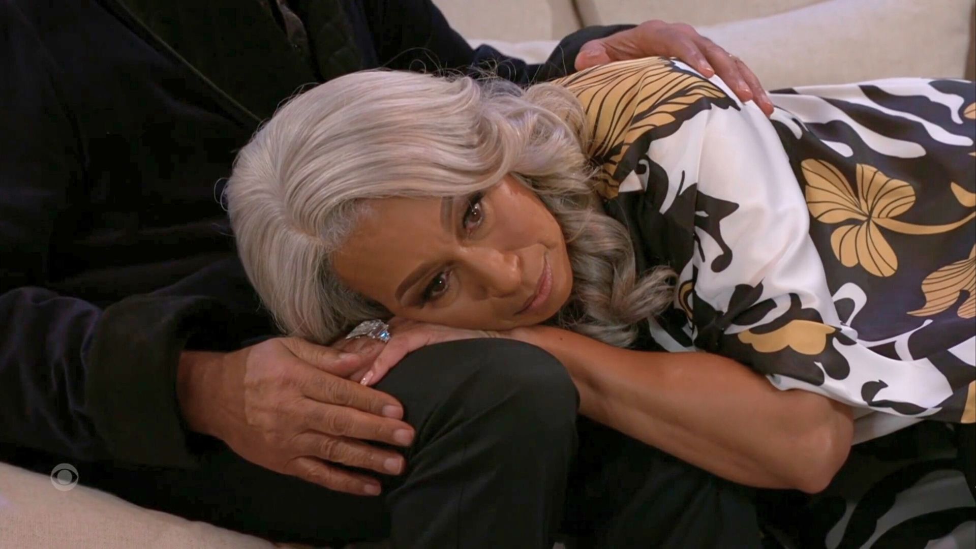 Beyond the Gates: Vernon Dupree comforts his wife, Anita | Image: CBS