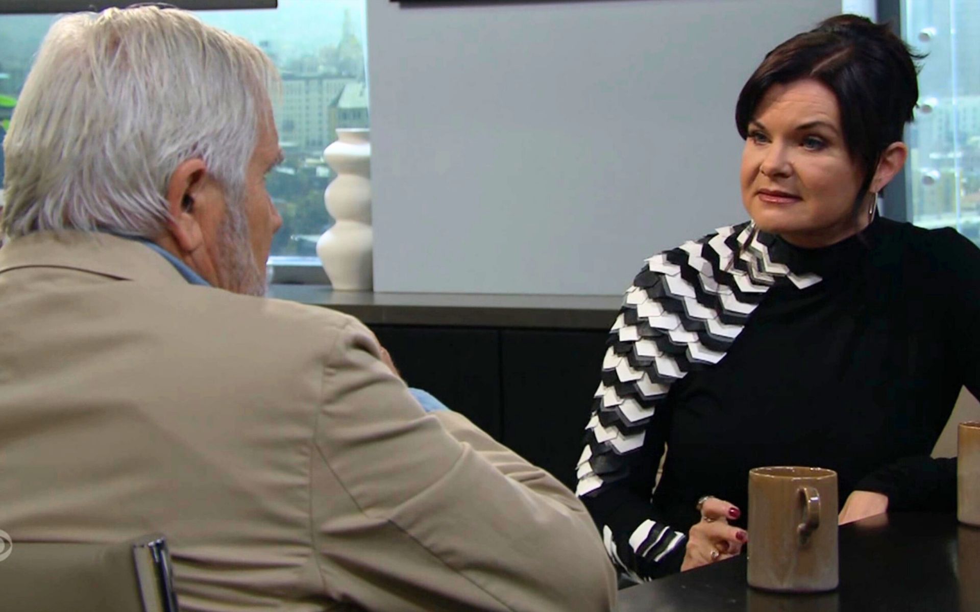 The Bold and the Beautiful's Katie confides in Eric about being overwhelmed | Image: CBS