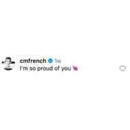Christopher French's comment. (Image via Instagram/@thecut)