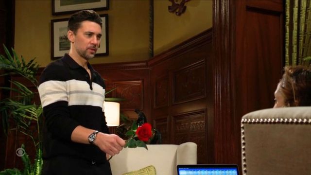 Cane gave Lily a rose on The Young and the Restless | Image: CBS