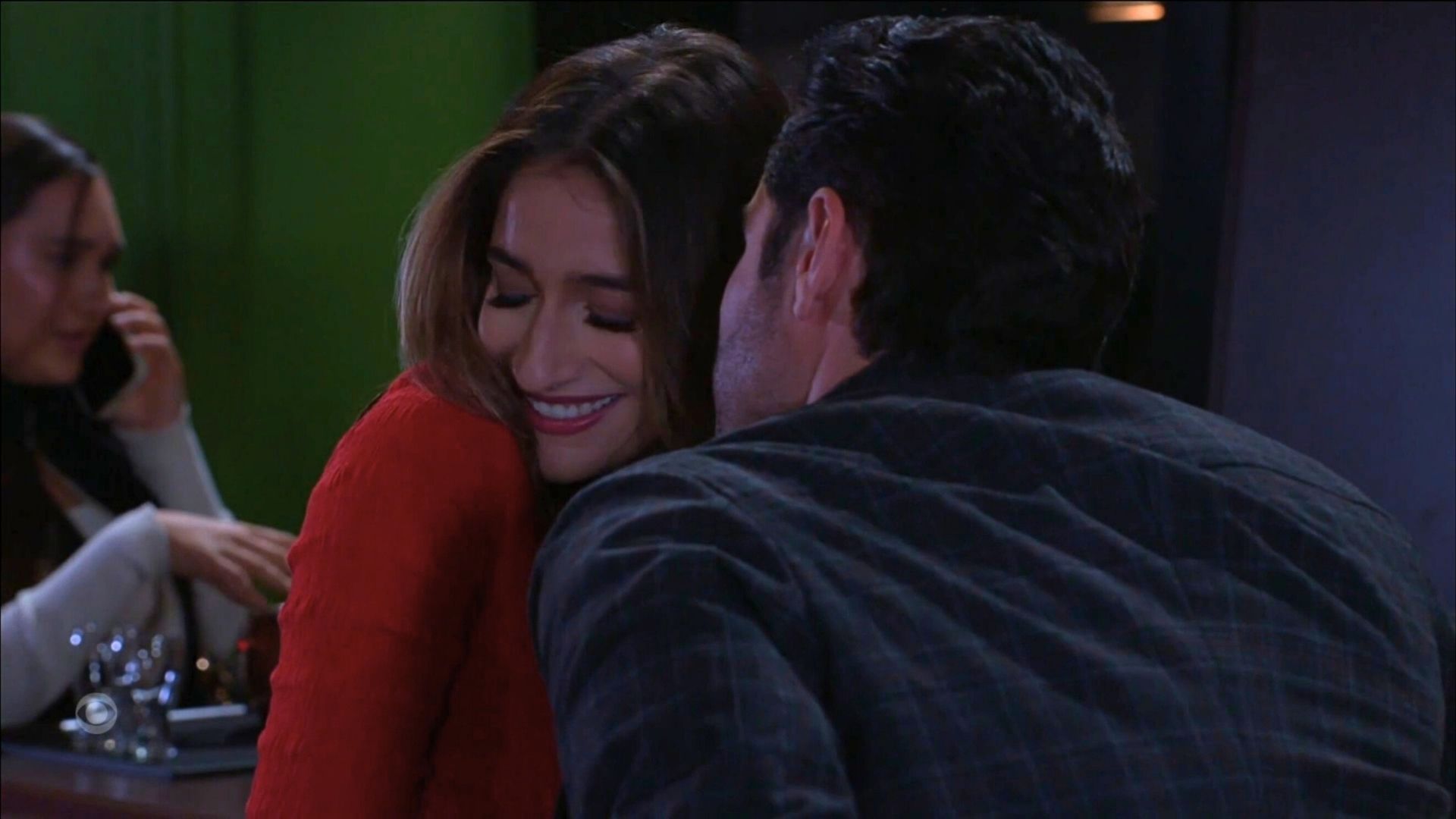 Ashley and Grayson look...comfortable together | Image: CBS