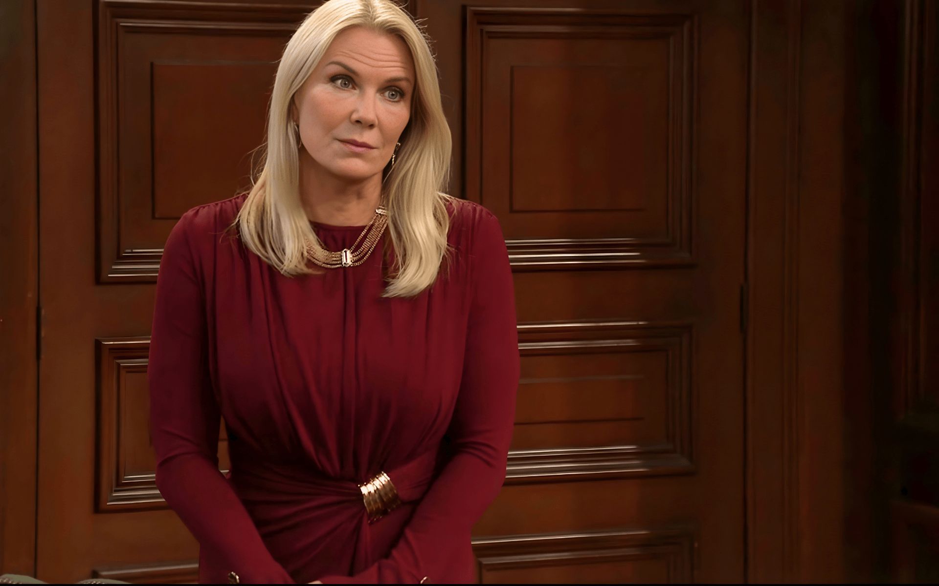 On The Bold and the Beautiful, Brooke&rsquo;s concern for Taylor surprises Ridge | Image: CBS