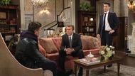 Joshua Morrow, Peter Bergman, and Michael Mealor on The Young and the Restless | Image: CBS