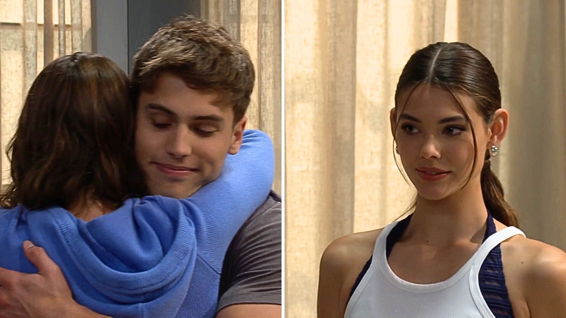 Electra wasn't happy to see Dylan embrace Will on The Bold and the Beautiful | Image: CBS