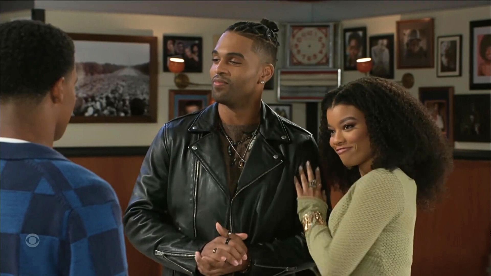Beyond the Gates: Izaiah and Eva look great together | Image: CBS