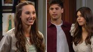 Sydney Bullock, Crew Morrow, and Laneya Grace on The Bold and the Beautiful | Image: CBS