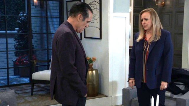 Sonny and Laura shared memories of Luke Spencer | image: ABC