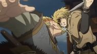 Thorfinn vs. Thorkell as seen in the series (Image Source: Wit Studio)