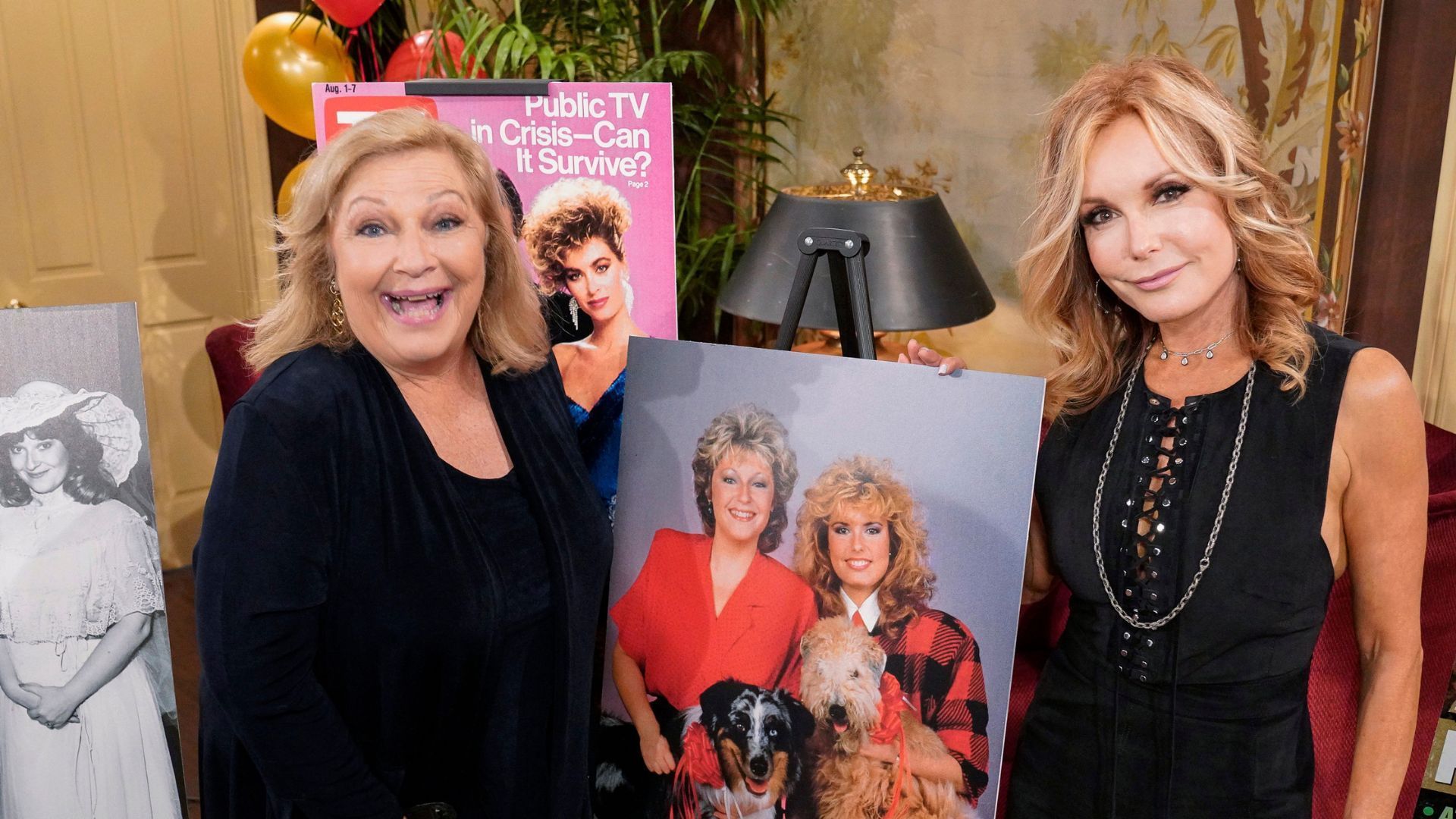 Beth Maitland (Traci) and Lauren Bregman (Lauren) are longtime friends at The Young and the Restless | Image: JPI