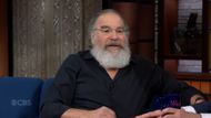 Prime Video's upcoming series casts Mandy Patinkin as Odin (Image via The Late Show with Stephen Colbert)