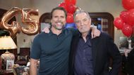 Joshua Morrow (Nick) and Eric Braeden (Victor) on The Young and the Restless | Image: JPI