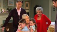 Chad and the kids say goodbye to the Hortons on Days of our Lives | Image: Peacock