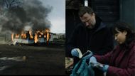 The caravan fire - Under Salt Marsh, Episode 5. (Source: Sky TV)
