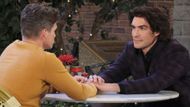 Leo and Dimitri wonder if they should return to Salem on Days of our Lives | Image: Peacock