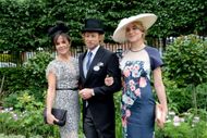 Simon Baker with his ex-wife and daughter at the Royal Ascot 2015 - Fashion, Day 2 - Source: Getty