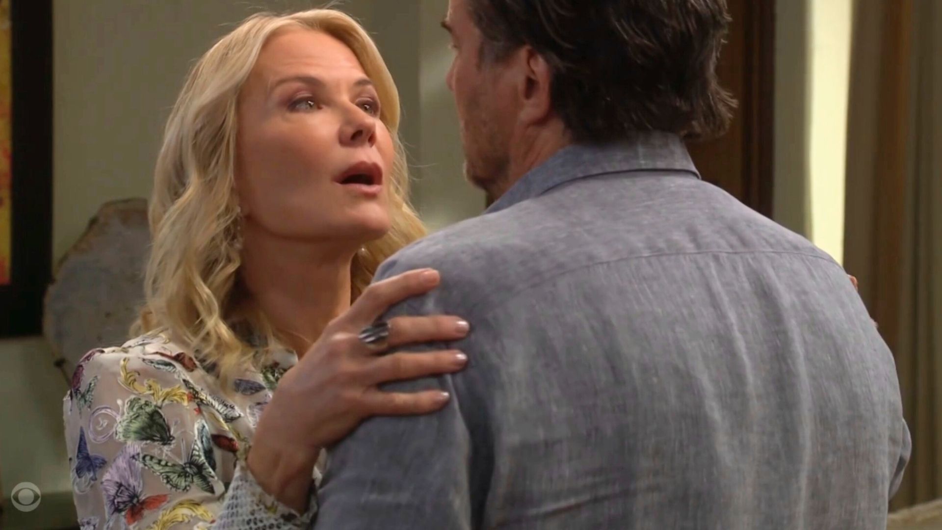 Brooke just wanted a pleasant dinner | Image: CBS
