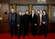 Steven Knight, Tim Roth, Cillian Murphy, Tom Harper, Rebecca Ferguson, and Barry Keoghan at Netflix host the New York Premiere of Peaky Blinders: The Immortal Man at the Director's Guild Theater - Source: Getty