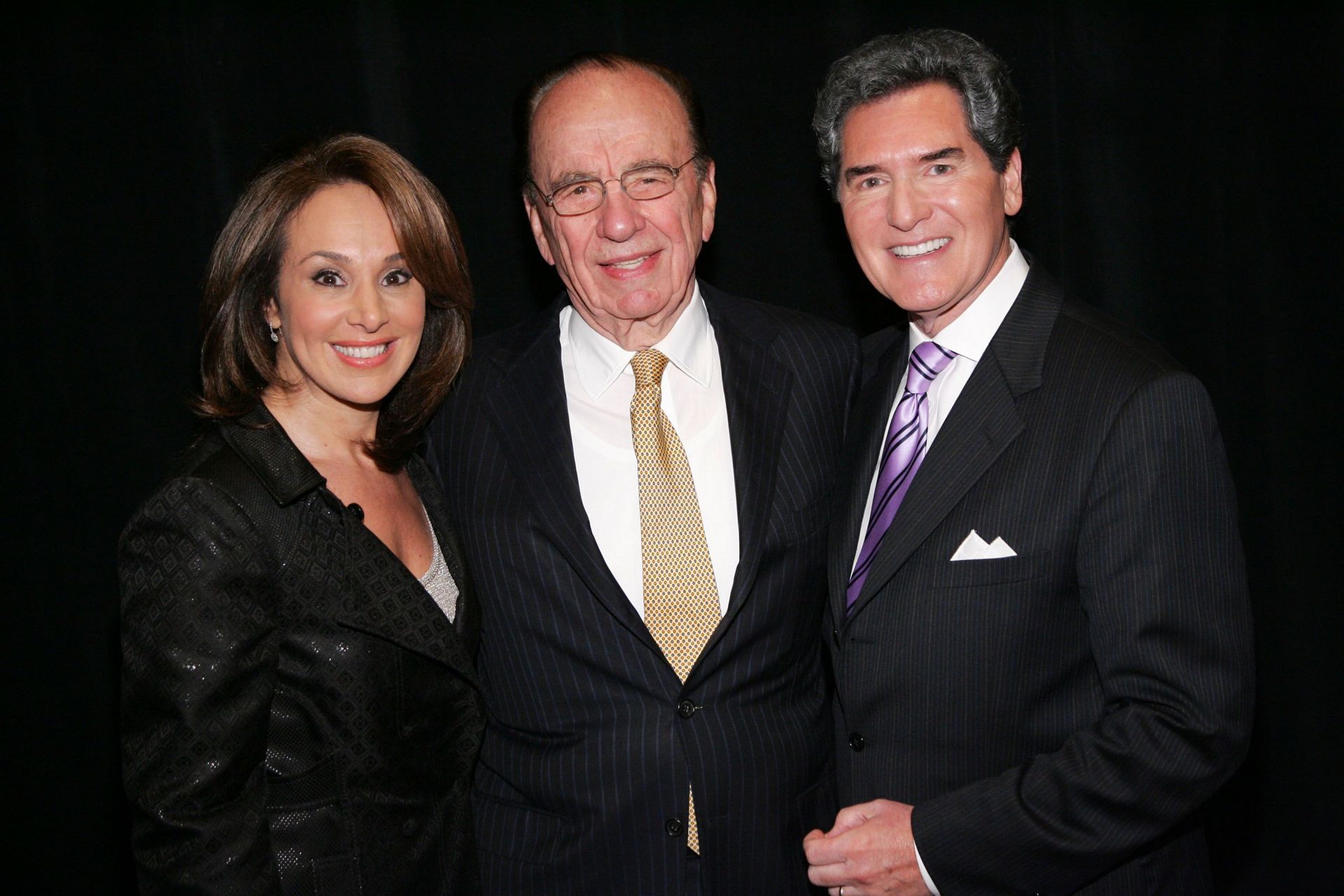Rosanna Scotto, Rupert Murdoch, and Ernie Anastos at the Cooke Center For Learning And Development's 20th Anniversary Gala Dinner - Source: Getty