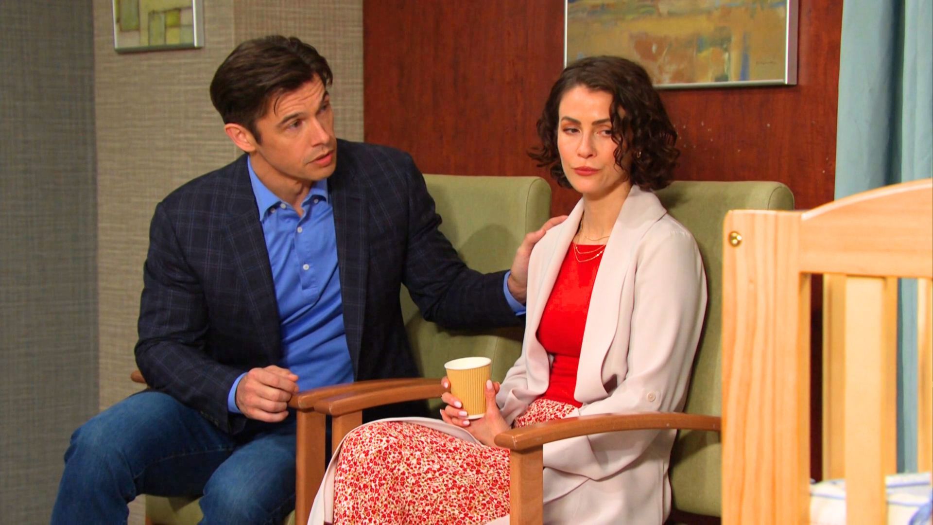 Xander and Sarah, Victoria's parents, on Days of our Lives | Image: Peacock
