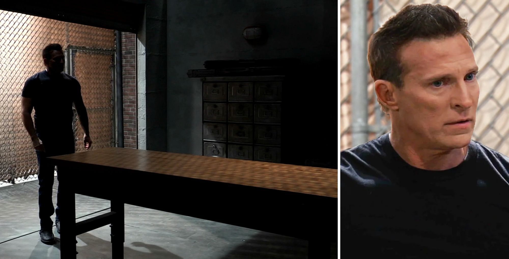 Jason at his storage unit on General Hospital. | Image ABC