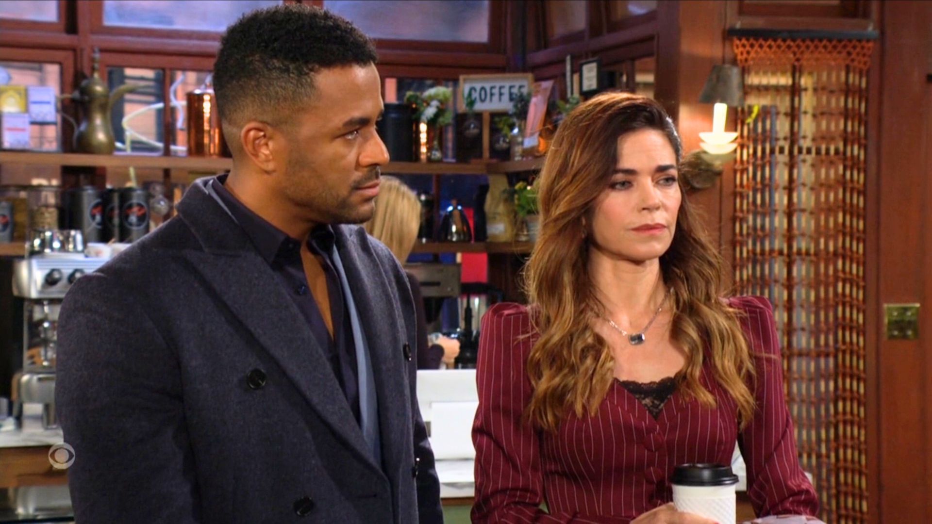 Nate Hastings and Victoria Newman on Y&R | Image: CBS