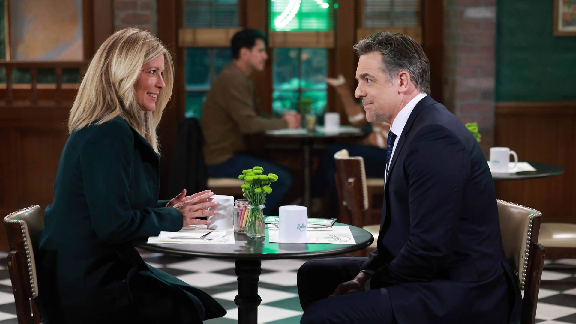 Carly and Jack chat on General Hospital. | Image: ABC