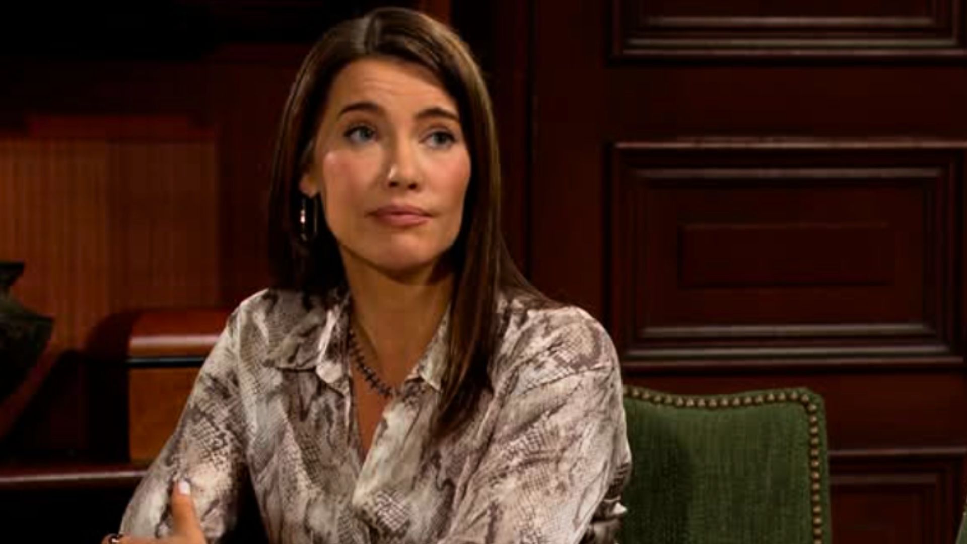 Steffy in a scene from The Bold and the Beautiful I Image: CBS